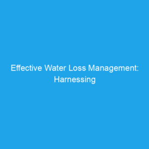 Effective Water Loss Management: Harnessing SAMCO’s Innovations for Sustainable Solutions
